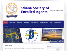Tablet Screenshot of indianaenrolledagents.com